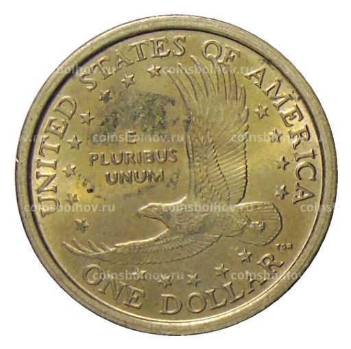 Монета 1 доллар 2000 года P США Сакагавея  Парящий Орел