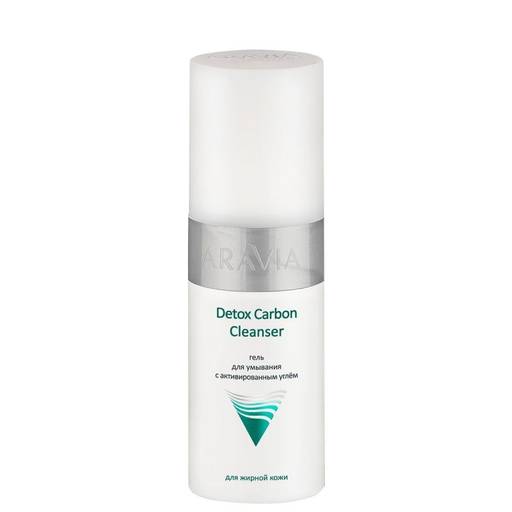 ARAVIA Professional Гель для умывания с активированным углём Detox Carbon Cleanser 150 мл/12 НОВИНКА