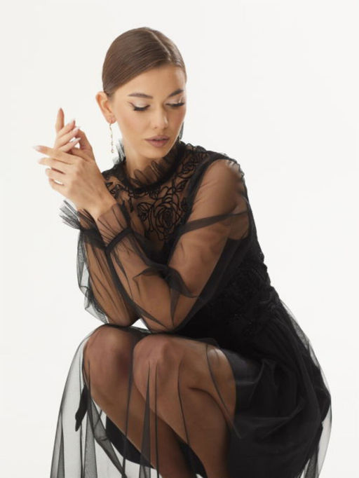 Платье Kaloris 2240W-Р черный  фото 5