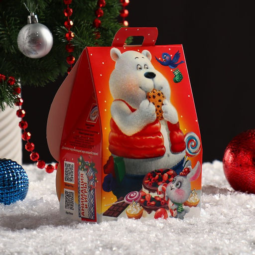 Цена за 5 шт. Подарочная коробка Сладкое счастье, домик, 12 х 8,5 х 17,5 см - Simaland фото 2