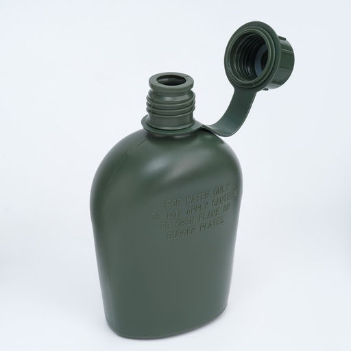 Фляжка армейская походная Adventure, 1 л, для воды, с котелком, пластиковая, зелёная - Simaland фото 8