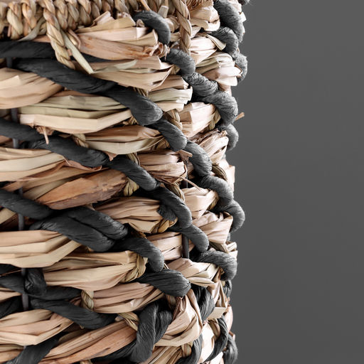 Плетёная корзина для хранения с ручками Суматра, 260260260 мм, натуральный, чёрный - Simaland фото 4