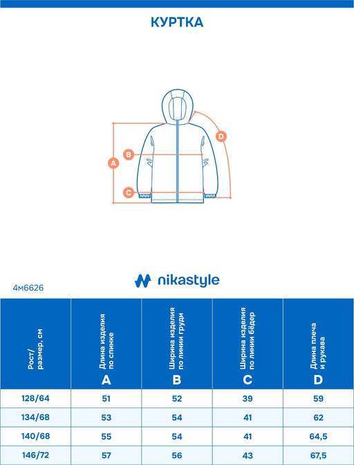 Куртка 4м6626 черный