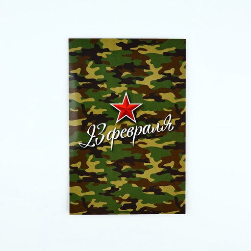 Цена за 10 шт. Открытка «С 23 Февраля!», 12×18 см