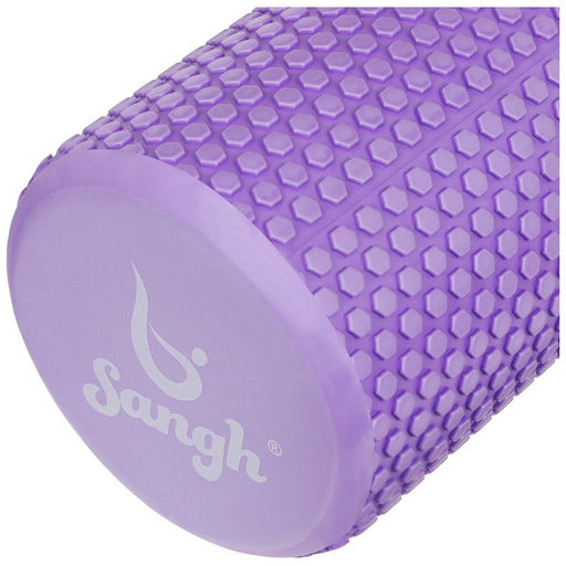 Ролик массажный Sangh, 45×15 см, цвет фиолетовый