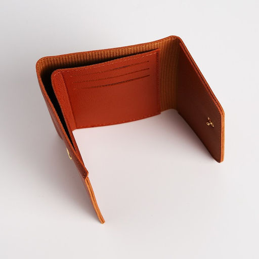 Кошелёк на кнопке, цвет рыжий - Simaland фото 4
