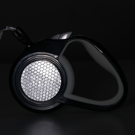 Рулетка Пижон светоотражающая, 3 м, до 15 кг, трос, прорезиненная ручка, белая  фото 5