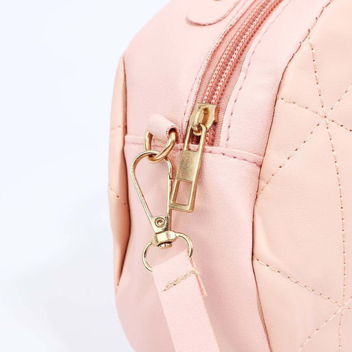 Сумка кросс-боди на молнии, цвет розовый - Simaland фото 5
