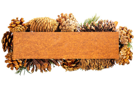 Новогоднее украшение подсвечник 32*14*8 см Новогодний лес на 2 свечи прямоугольный - Elan gallery фото 7