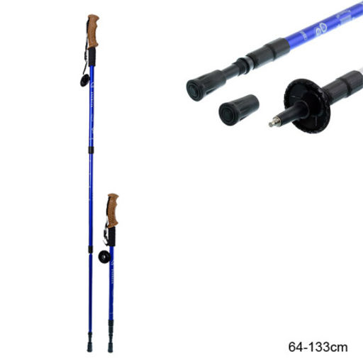 Палки для скандинавской ходьбы / C-102 /уп 5/30/синие - Галеонтрейд фото 2