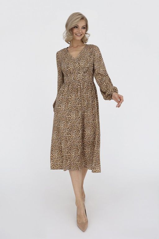 Платье с лифом на запах - Looklikecat фото 3