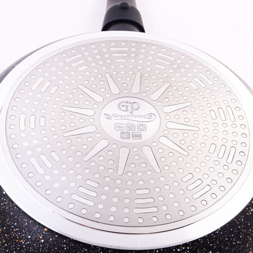 3024-1 Сковорода с крышкой 24см съемная ручка алюм/пластик(х6) - Mayer&boch фото 5