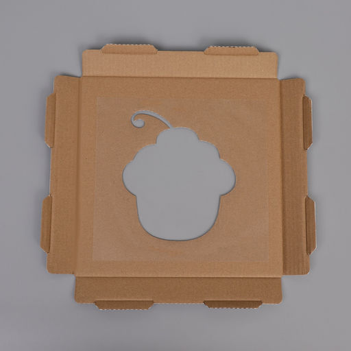 Коробка под торт с окном, Пироженка, белая, 30 х 30 х 30 см - UPAK LAND фото 8