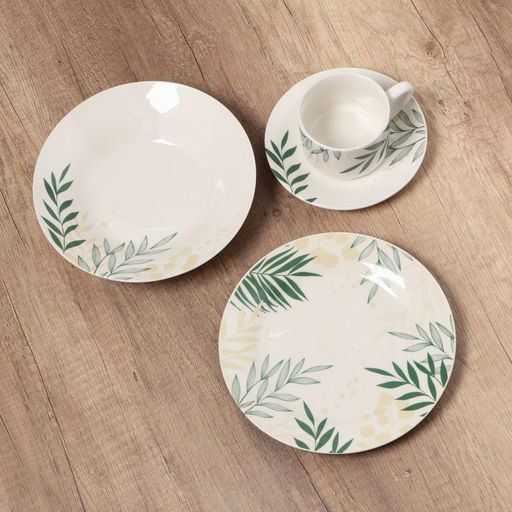 Глубокая тарелка Листья, 20,5 см - Dolce Ceramo. фото 4