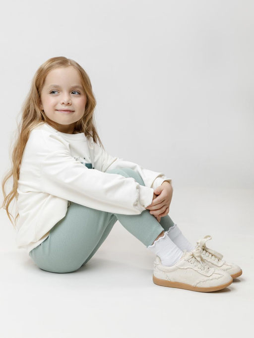 КР 400085/голубой прибой к635 брюки (лосины) для дев - Crockid фото 3