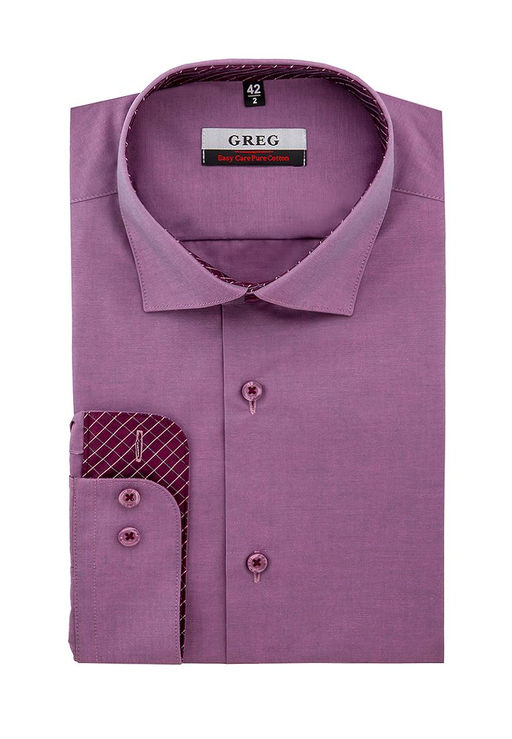 Сорочка мужская длинный рукав GREG 730/131/2116/H/Z/1  фото 2