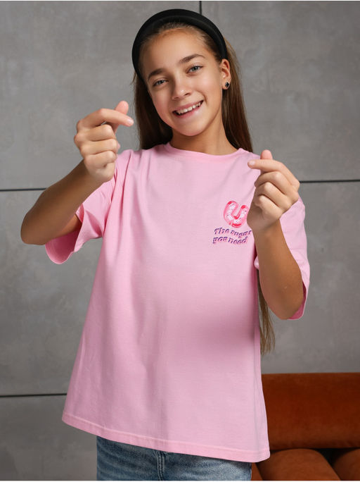 Футболка "Сахар" розовый Девочка