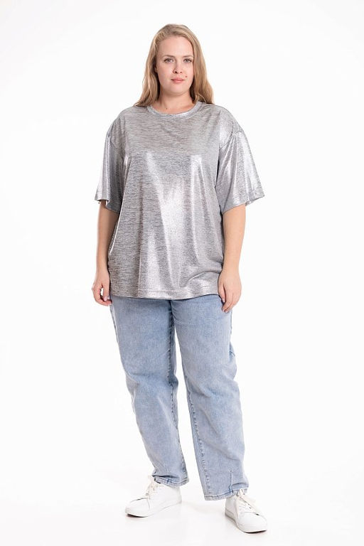 Футболка М325377с серый