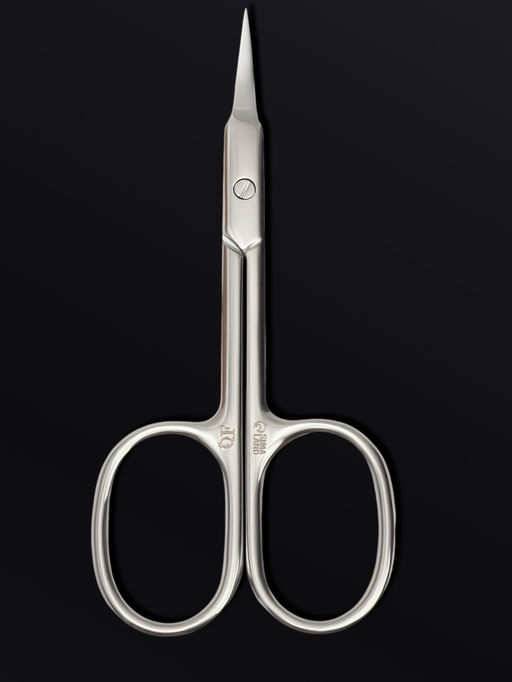 Ножницы маникюрные «Премиум», для кутикулы, загнутые, узкие, 9.3 см, на блистере