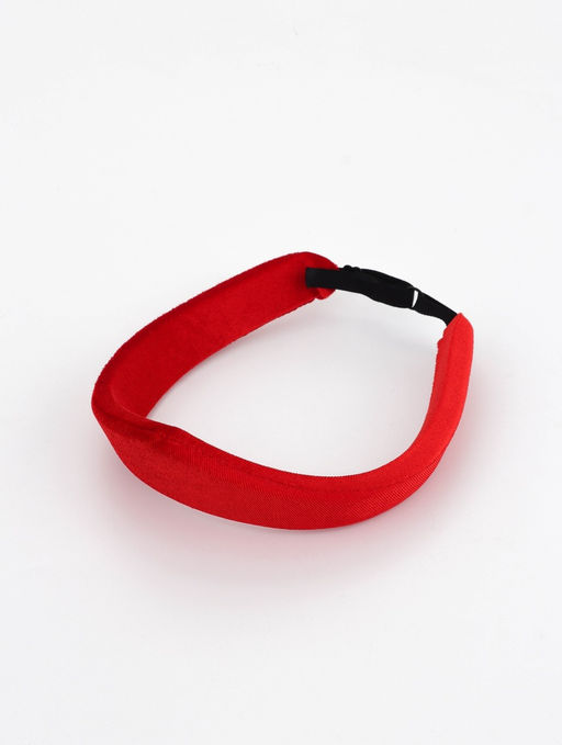 Ободок - кокошник для волос QF «Мария», 18×5.5 см, красный