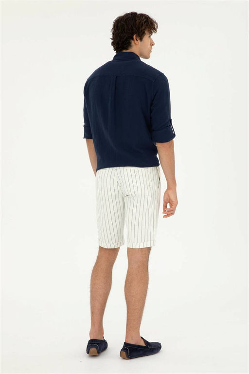 Мужские белые джинсовые шорты Неожиданная скидка в корзине - U.s. polo assn фото 4