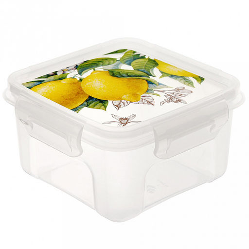 Контейнер для продуктов пластмассовый Fresh 0,6л, подходит для СВЧ (Россия)