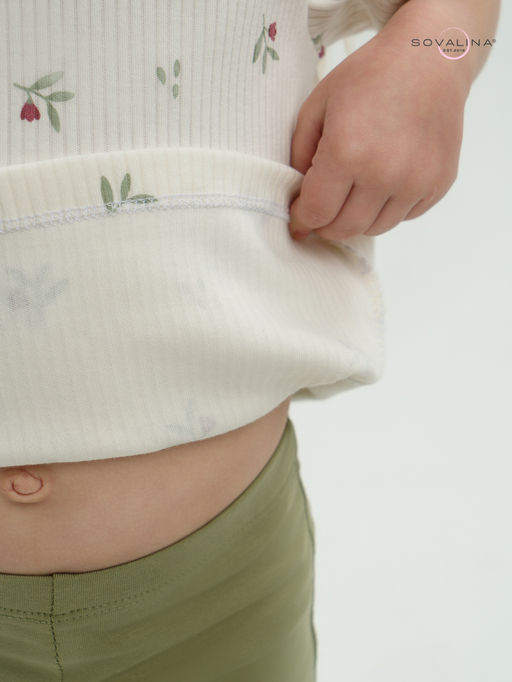 Костюм Актив бордовые тюльпанчики-оливка - Sovalina фото 32