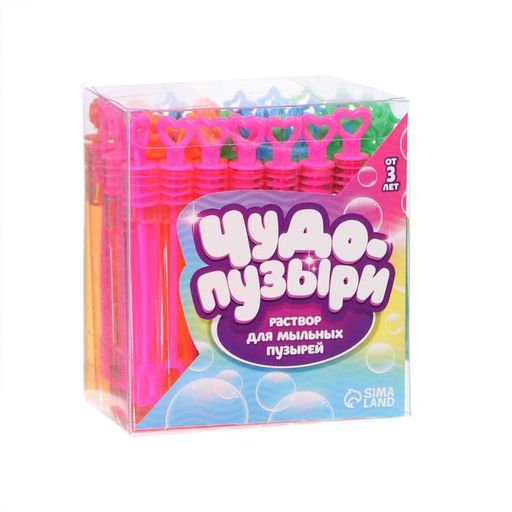 Цена за 48 шт. Мыльные пузыри нелопающиеся МИКС - Funny toys фото 2