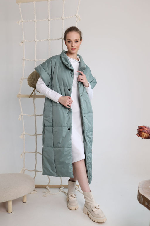 Жилет AMORI 2135 мятный  фото 4