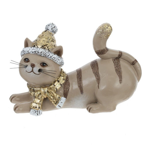 Фигурка декоративная "Кот", L13,5 W6 H8,5 см, 2в.
