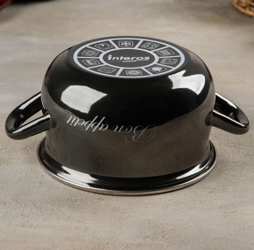 Металлик Кастрюля 2,1 арт.2234A /INTEROS/  фото 4