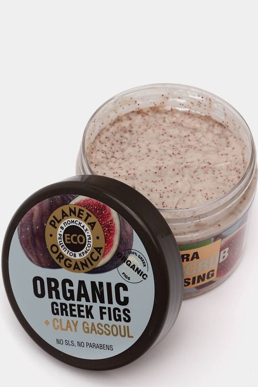 Очищающий скраб для тела , 300мл / ECO / Organic greek figs / Planeta Organica фото 3