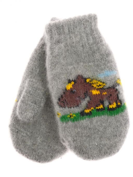 Варежки детские круговые "Лошадка" 0326-1