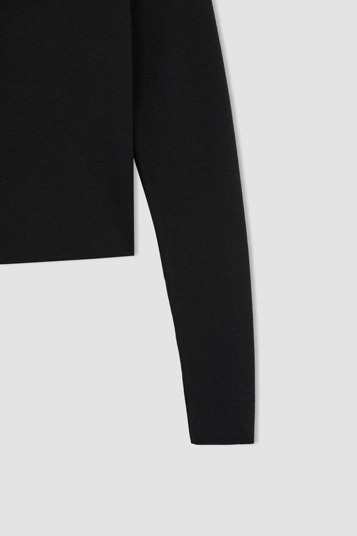 Cool Slim Fit свитер с круглым вырезом - Defacto фото 9