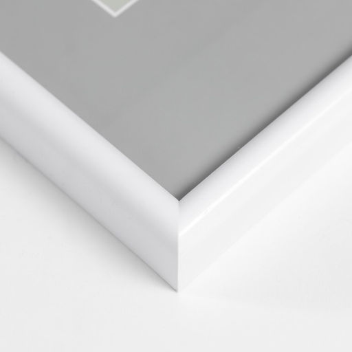 Фоторамка для фото 21×29.7 см, (A4) Decoline, пластик, белый