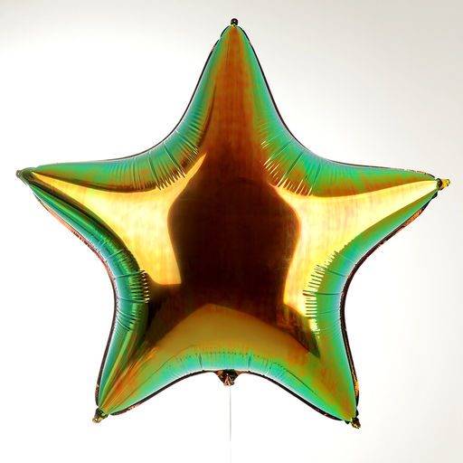 Воздушный шар фольгированный 32 Звезда, под воздух - Страна карнавалия фото 2