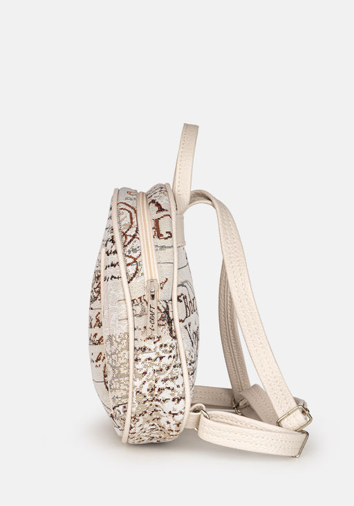 Рюкзак Модель №1466 | гобелен | | бежевый цветной | Почта | 32619 - L-craft фото 4