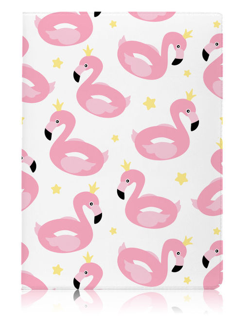 ОБЛОЖКА ДЛЯ ПАСПОРТА Flamingo Queen, плотность 600 мкм