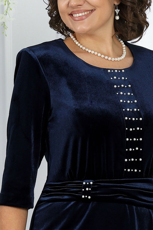 Платье Ninele 7431-Р темно-синий - Mira fashion фото 653