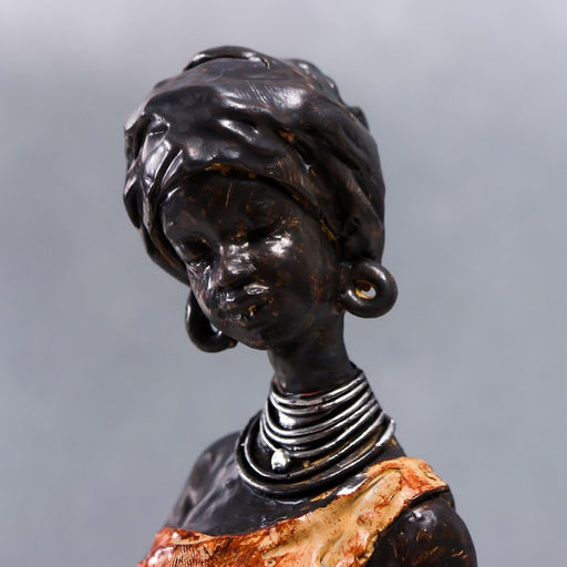 Фигурка полистоун «Мать и дочь. Африка», 35×13 см
