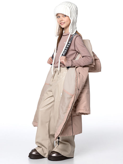 ПАЛЬТО 6з3224 черный/беж - Nikastyle фото 10