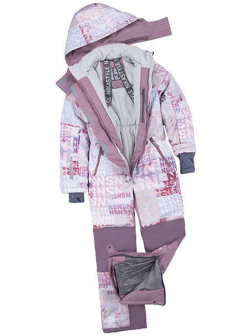 Комбинезон 8з2824 бежевый/орхидея - Nikastyle фото 8