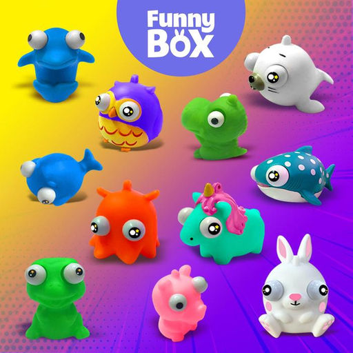 Игровой набор Funny Box Зверюшки: карточка, фигурка, лист наклеек - Woow toys фото 4