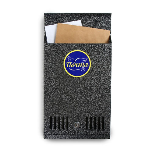 Ящик почтовый с замком, вертикальный, серебристый - Simaland фото 5