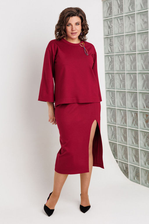 Костюм BegiModa 3105 бордо  фото 5