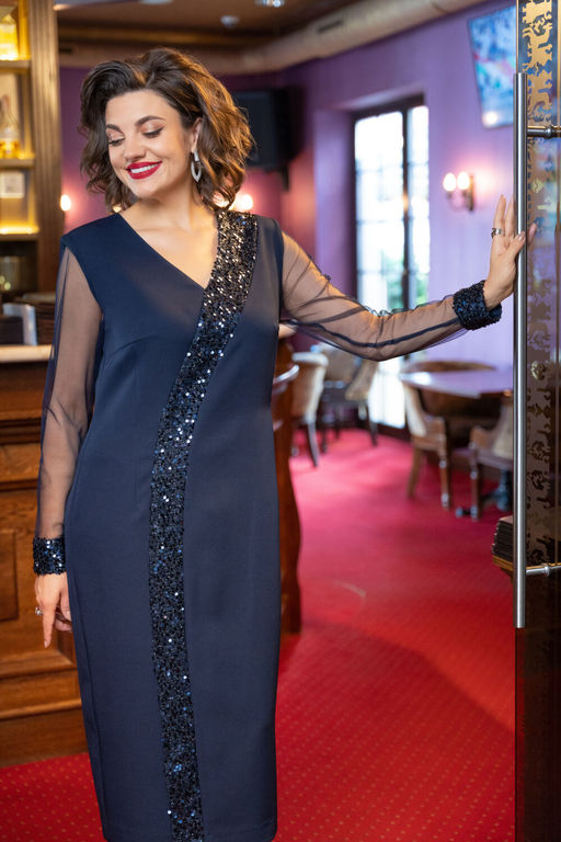 Платье VI.ORO VR-1229 синий