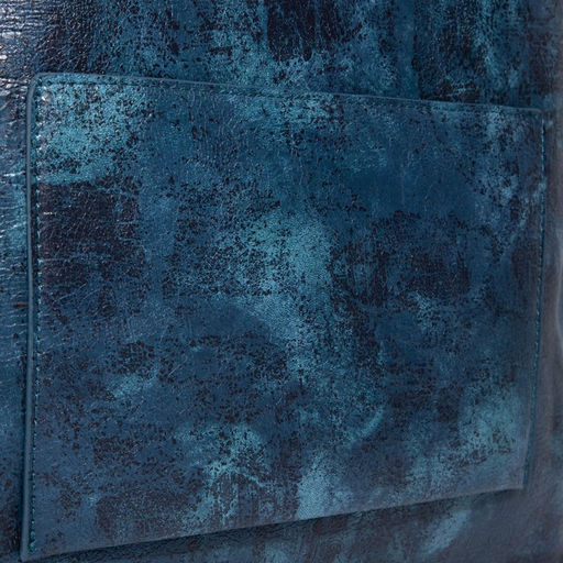 Сумка-тоут на молнии, наружный карман, длинный ремень, цвет изумрудный - Simaland фото 5