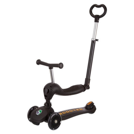 Самокат трансформер трехколесный с ручкой управления