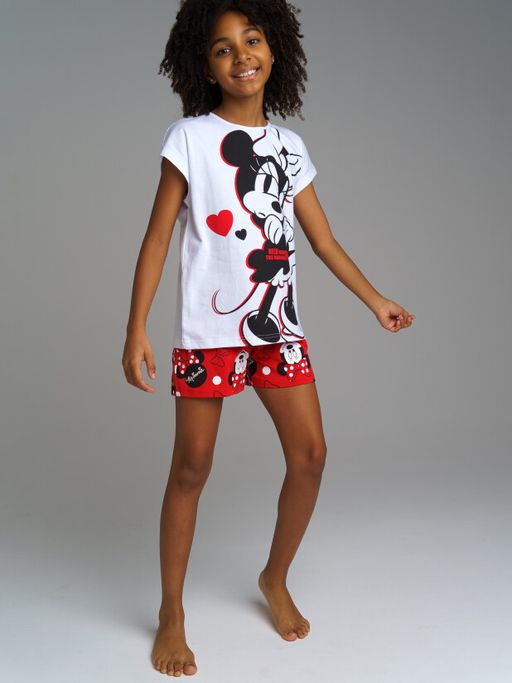 Пижама PlayToday Disney Minnie Mouse для девочки хлопок с эластаном в ассортименте  фото 4