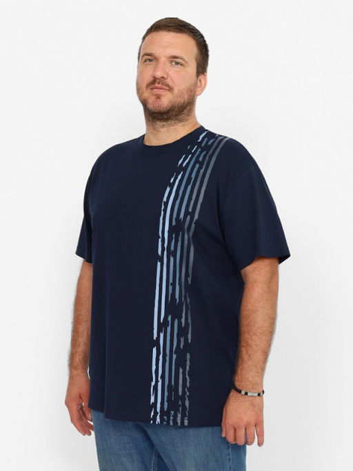 CRB wear/CSLM 60287-41 Футболка мужская,темно-синий/Ex.Cherubino